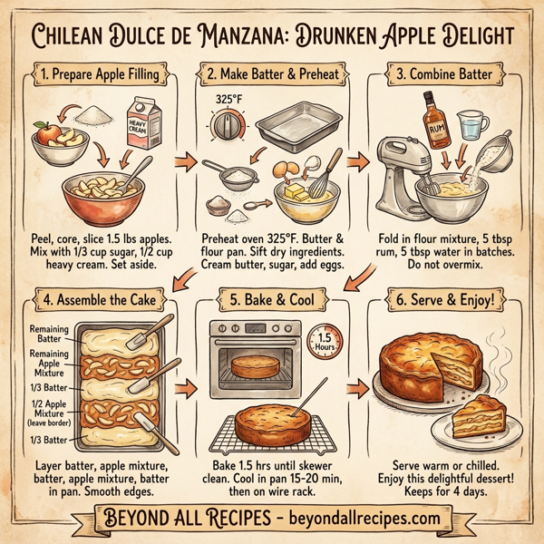 Chilean Dulce de Manzana: Drunken Apple Delight instructions