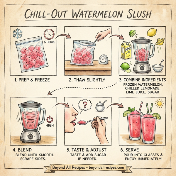 Chill-Out Watermelon Slush instructions