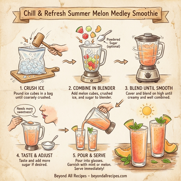 Chill & Refresh Summer Melon Medley Smoothie instructions