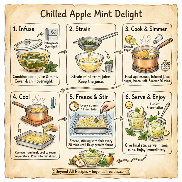Chilled Apple Mint Delight instructions