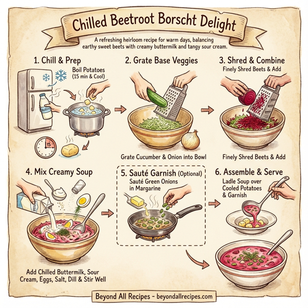 Chilled Beetroot Borscht Delight instructions