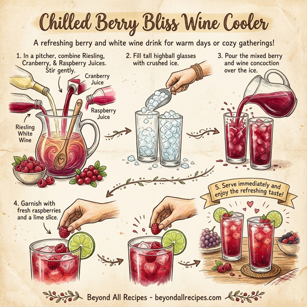 Chilled Berry Bliss Wine Cooler instructions