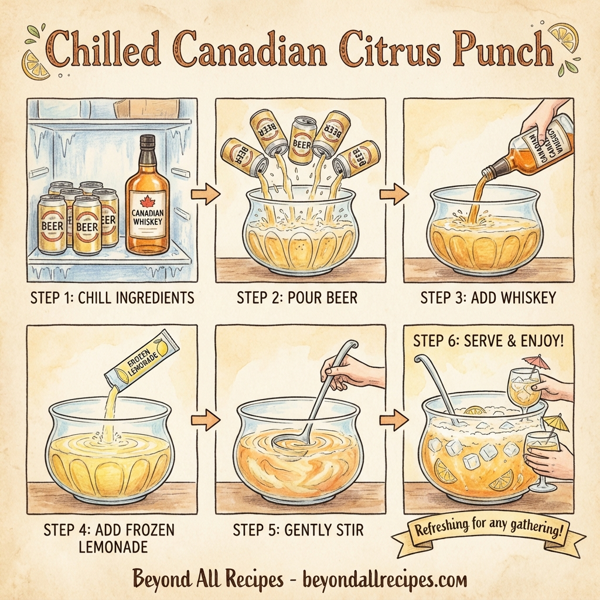 Chilled Canadian Citrus Punch instructions