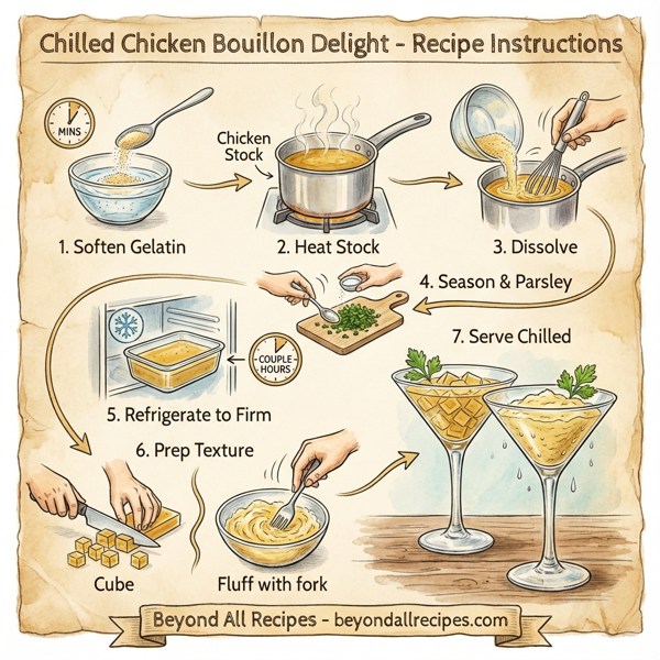 Chilled Chicken Bouillon Delight instructions