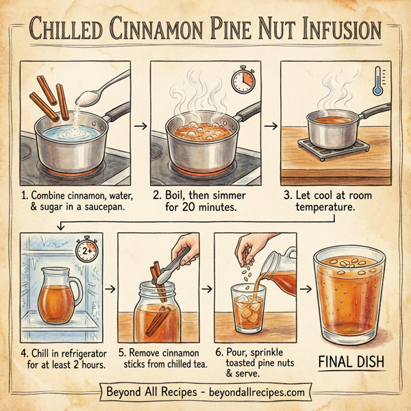 Chilled Cinnamon Pine Nut Infusion instructions