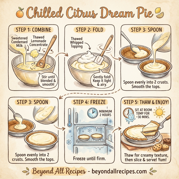 Chilled Citrus Dream Pie instructions