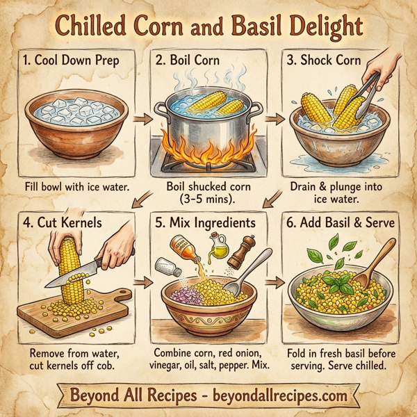 Chilled Corn and Basil Delight instructions