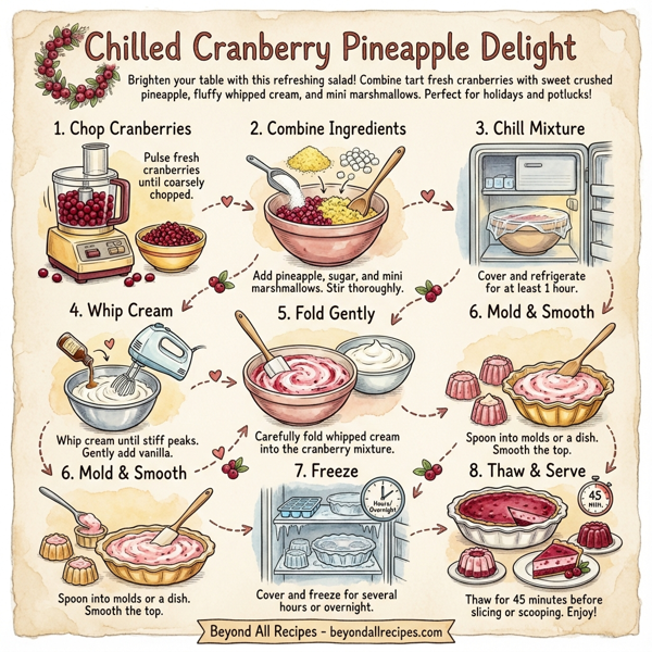Chilled Cranberry Pineapple Delight instructions