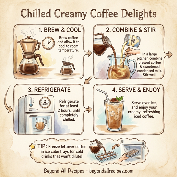 Chilled Creamy Coffee Delights instructions