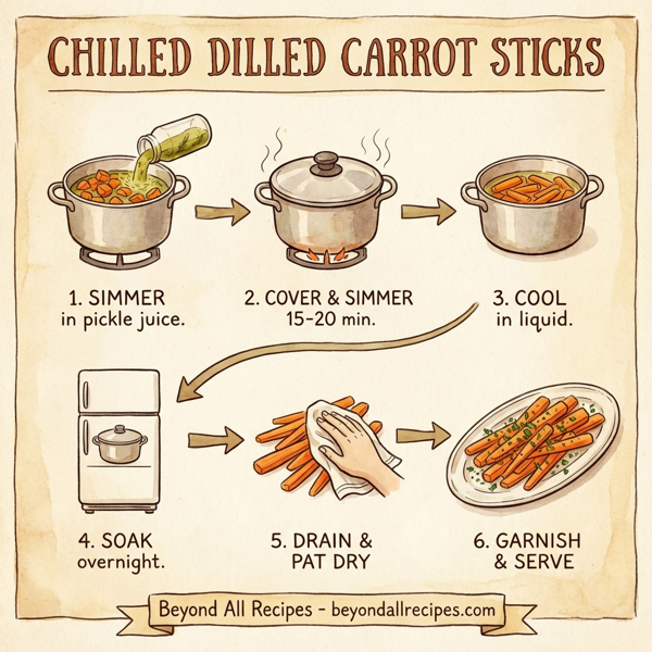Chilled Dilled Carrot Sticks instructions