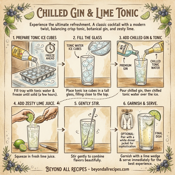Chilled Gin & Lime Tonic instructions
