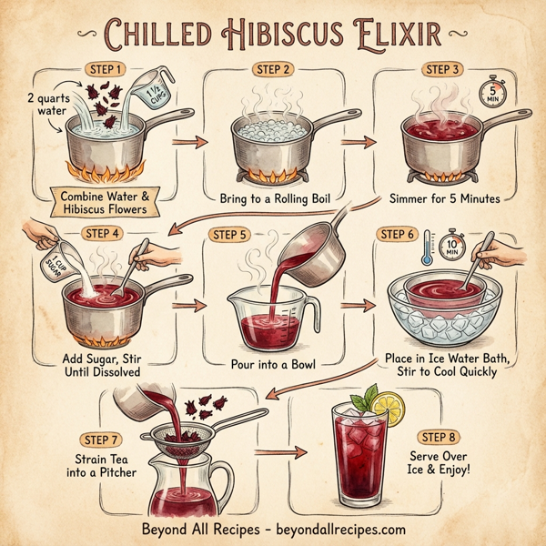 Chilled Hibiscus Elixir instructions