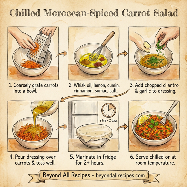Chilled Moroccan-Spiced Carrot Salad instructions