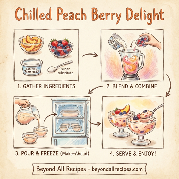 Chilled Peach Berry Delight instructions