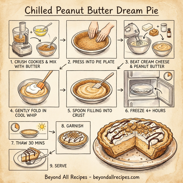 Chilled Peanut Butter Dream Pie instructions