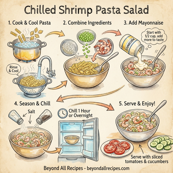 Chilled Shrimp Pasta Salad instructions