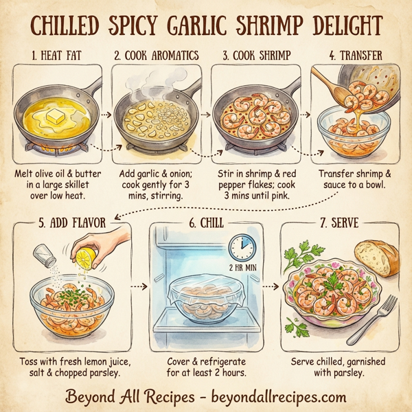 Chilled Spicy Garlic Shrimp Delight instructions