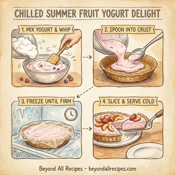 Chilled Summer Fruit Yogurt Delight instructions