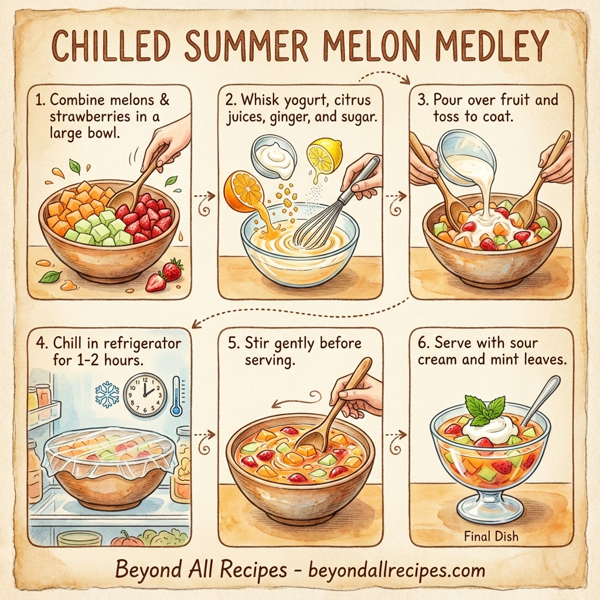 Chilled Summer Melon Medley instructions