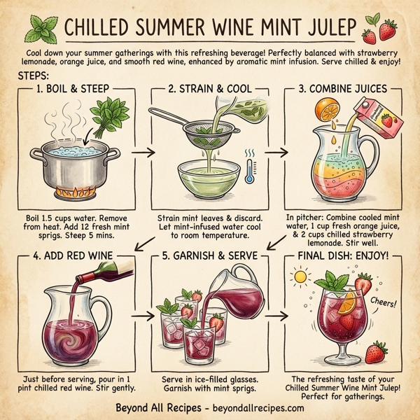 Chilled Summer Wine Mint Julep instructions