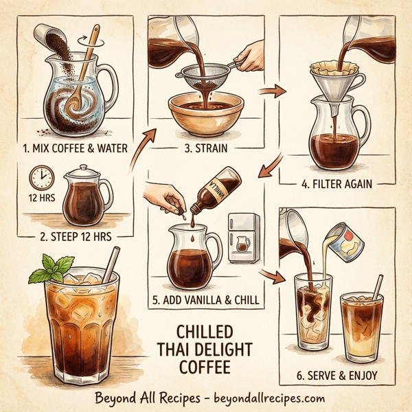 Chilled Thai Delight Coffee instructions