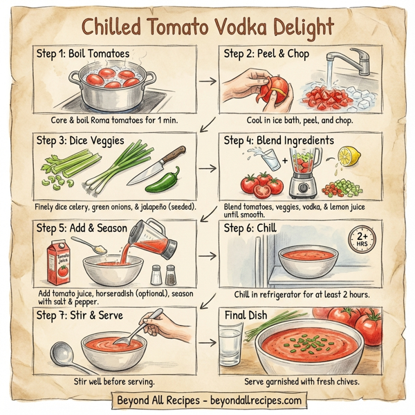 Chilled Tomato Vodka Delight instructions