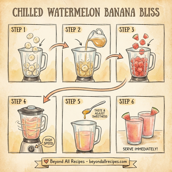 Chilled Watermelon Banana Bliss instructions