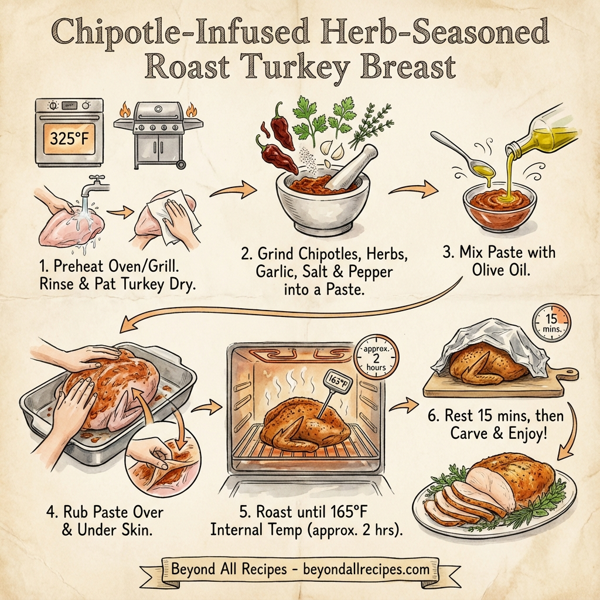 Chipotle-Infused Herb-Seasoned Roast Turkey Breast instructions