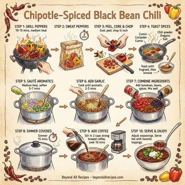 Chipotle-Spiced Black Bean Chili instructions