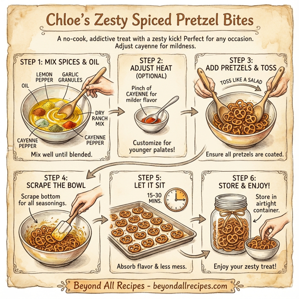 Chloe's Zesty Spiced Pretzel Bites instructions
