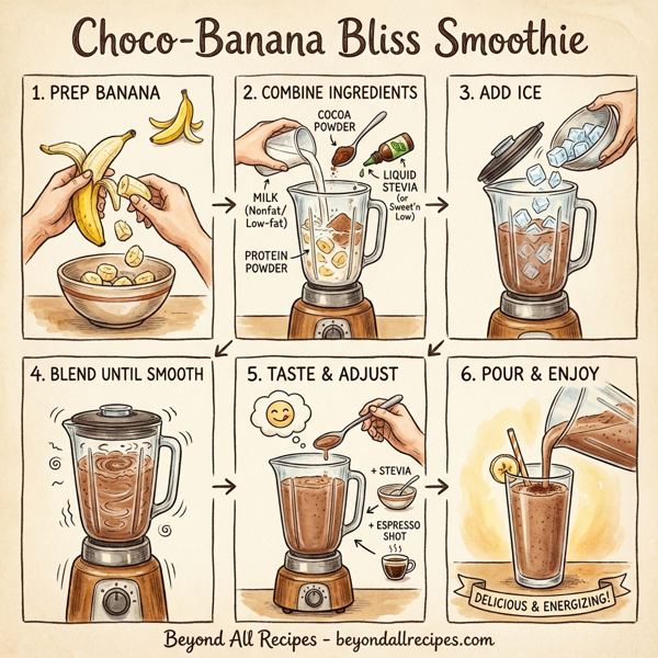 Choco-Banana Bliss Smoothie instructions