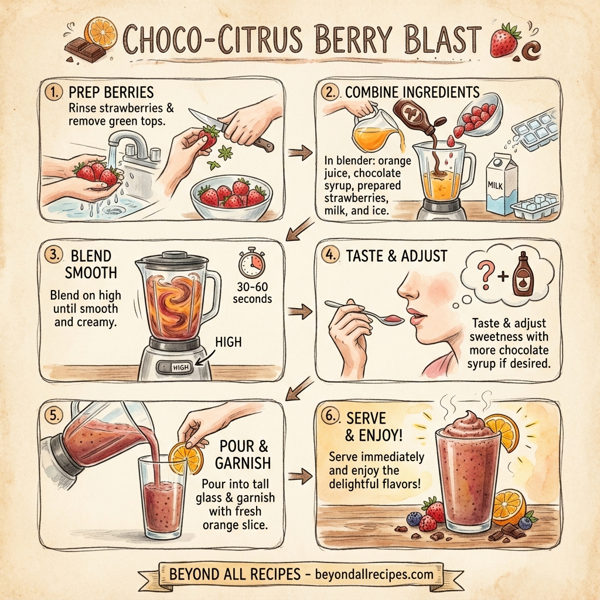 Choco-Citrus Berry Blast instructions