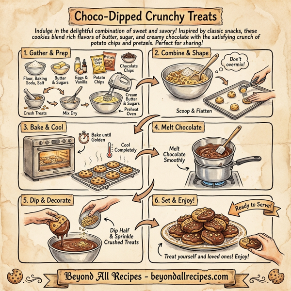 Choco-Dipped Crunchy Treats instructions