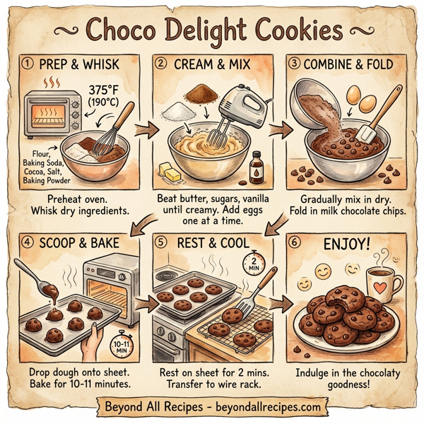 Choco Delight Cookies instructions