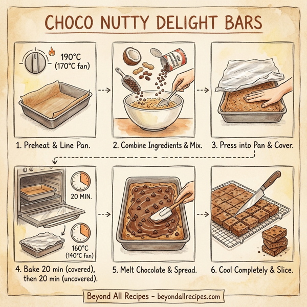 Choco Nutty Delight Bars instructions