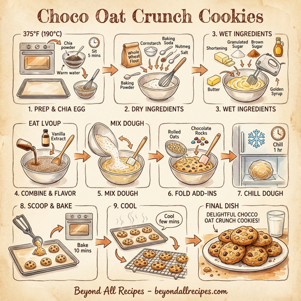 Choco Oat Crunch Cookies instructions