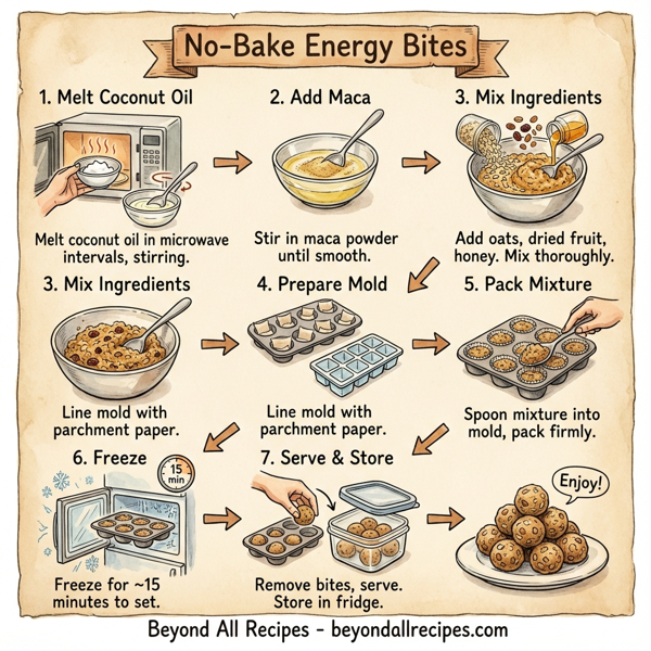 Chocolate-Dipped No-Bake Energy Bites instructions