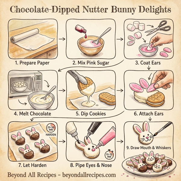 Chocolate-Dipped Nutter Bunny Delights instructions