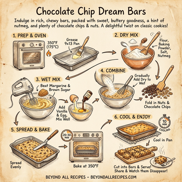 Chocolate Chip Dream Bars instructions
