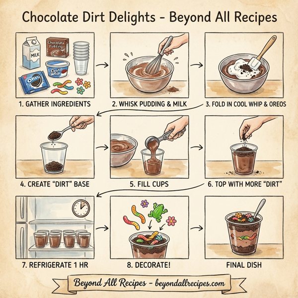 Chocolate Dirt Delights instructions
