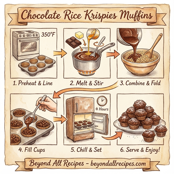 Chocolate Rice Krispies Muffins instructions