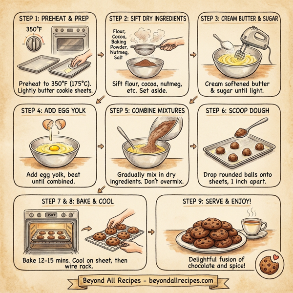 Chocolate Spice Delight Cookies instructions