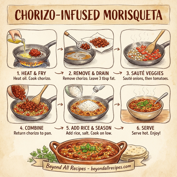 Chorizo-Infused Morisqueta instructions