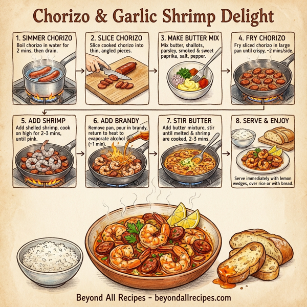 Chorizo & Garlic Shrimp Delight instructions