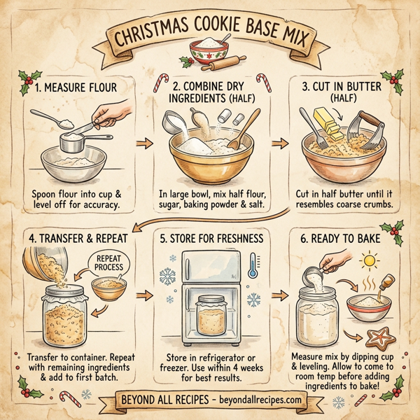Christmas Cookie Base Mix instructions
