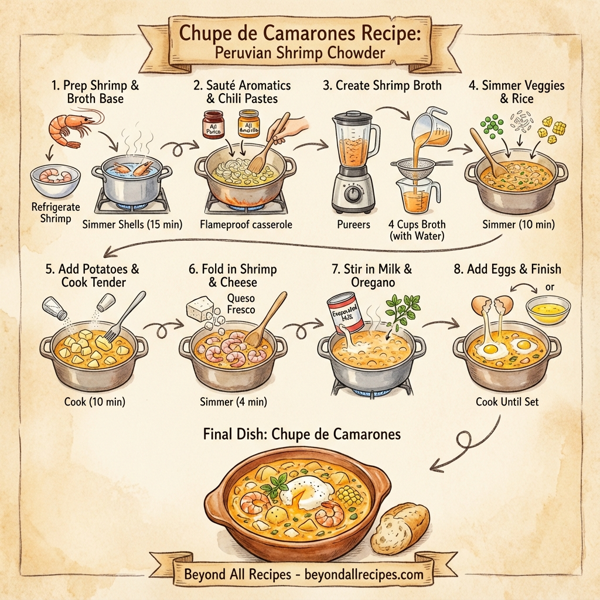 Chupe de Camarones: A Flavorful Peruvian Shrimp Chowder instructions