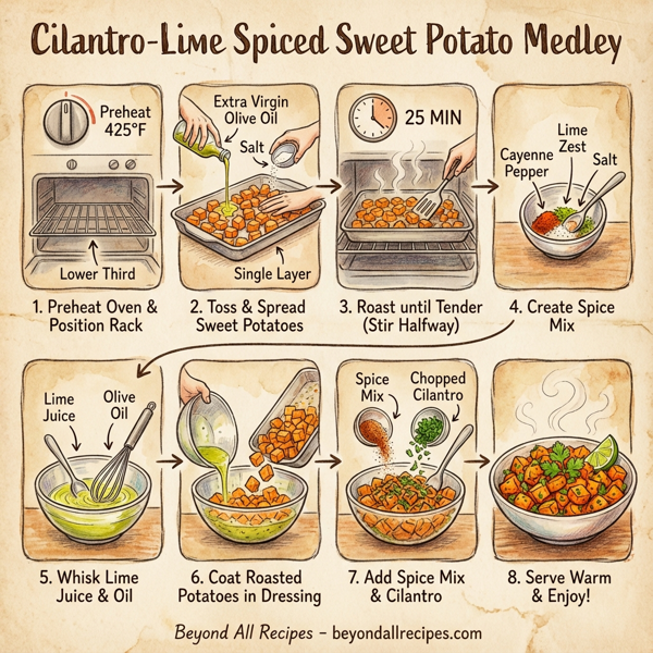 Cilantro-Lime Spiced Sweet Potato Medley instructions
