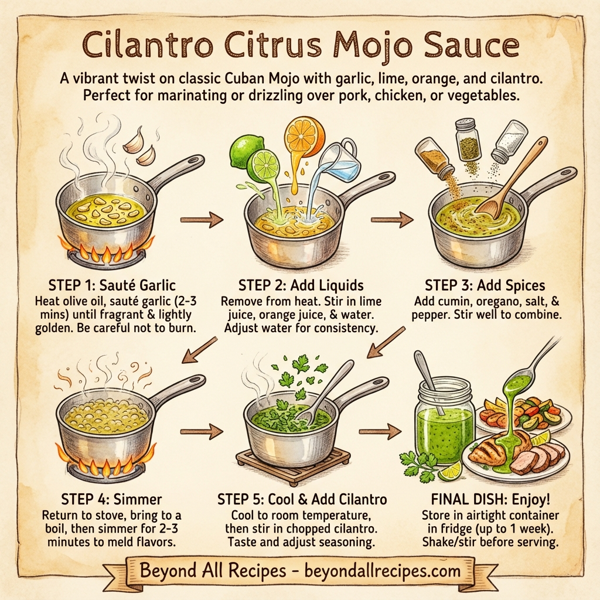 Cilantro Citrus Mojo Sauce instructions