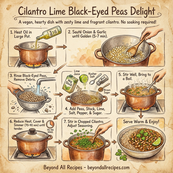 Cilantro Lime Black-Eyed Peas Delight instructions