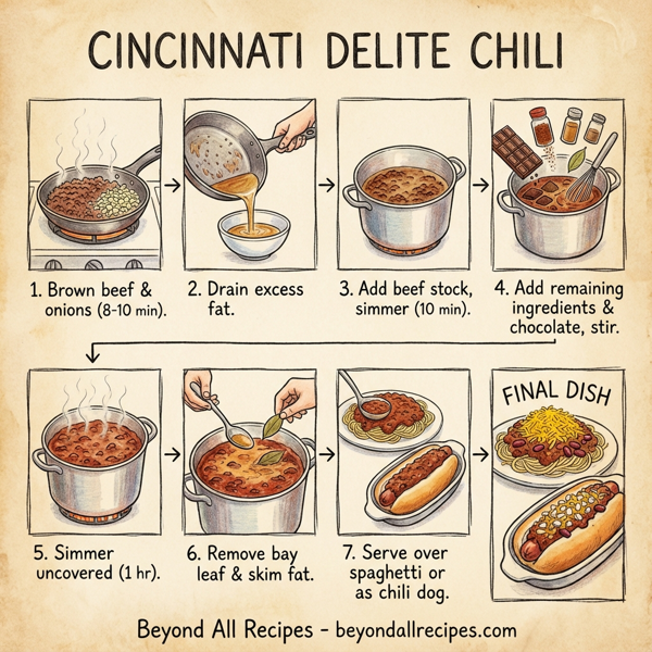 Cincinnati Delite Chili instructions